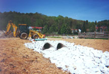 Flood Control Reservoir Drainage Channel